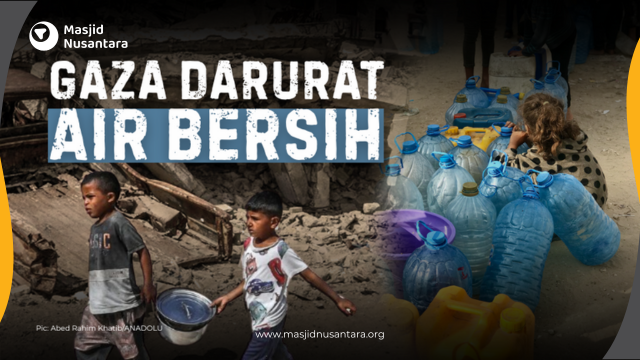 Sedekah Air Gaza: Sejenak Obati Luka & Dahaga Mereka
