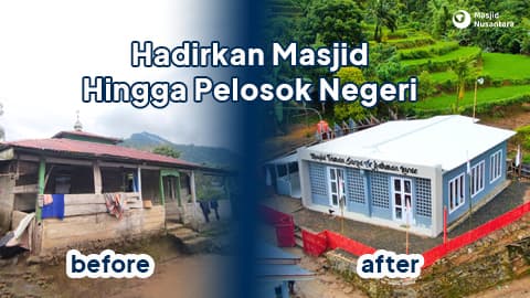 Sedekah Jariyah, Infak Bangun Masjid Pelosok