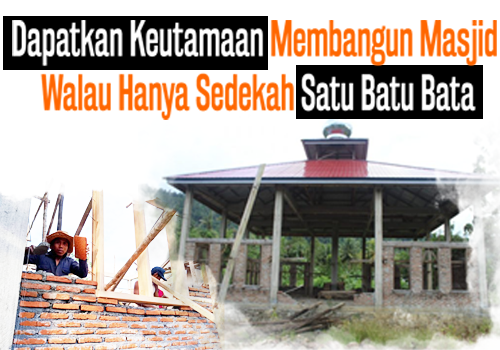 Patungan Batu Bata untuk Bangun Masjid