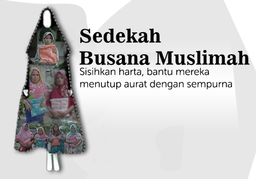 Sisihkan Harta, Bantu Mualaf Menutup Aurat dengan Sempurna