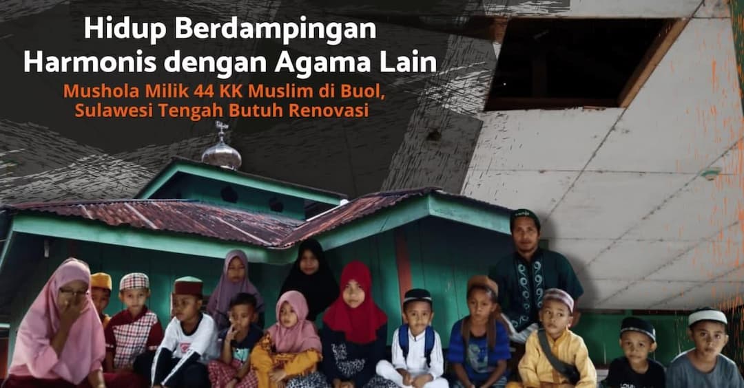 SEDEKAH AWAL TAHUN = RENOVASI MUSHOLA LAPUK DI BUOL