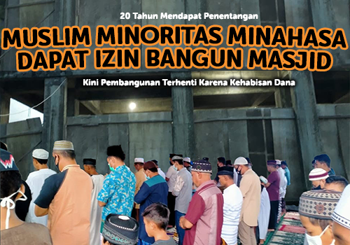 Hanya Berdinding Triplek, Muslim Minoritas Minahasa