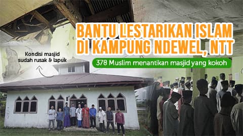 378 Muslim Ndewel Nantikan Masjid yang Mandek 9 Tahun