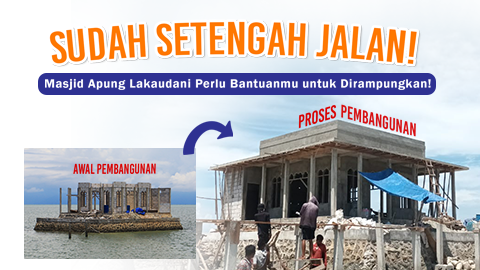 Rampungkan Masjid Apung Lakaudani Buton Tengah