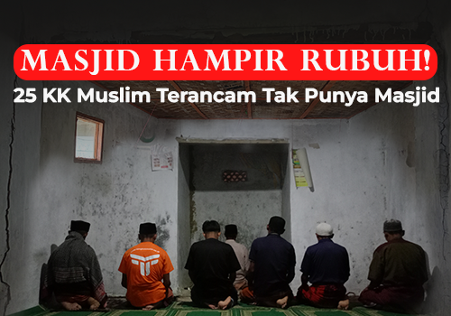 Infak Jariyah! Bangun Masjid Layak Warga Cibereum