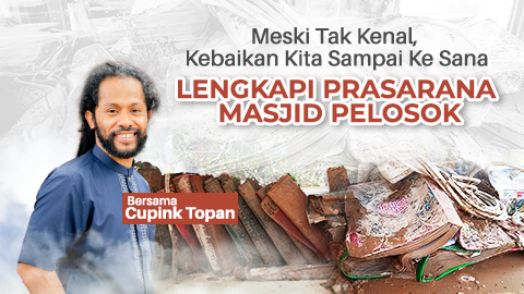 Sedekah Sarana Masjid Bersama Cupink Topan
