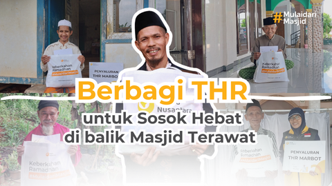 Berbagi THR untuk Marbot Masjid di Bulan Ramadan