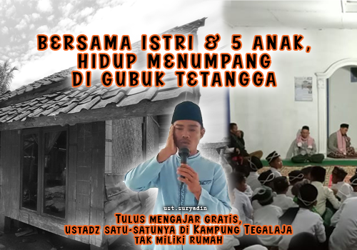 Patungan Rumah Layak Huni, Hadiah Pengabdian Ustadz Suryadin