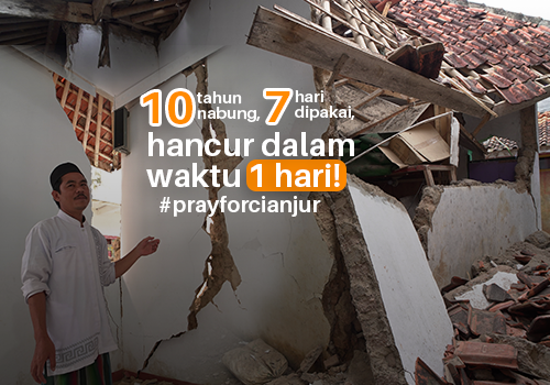 Baru Seminggu Beres Renov, Masjid Hancur Diguncang