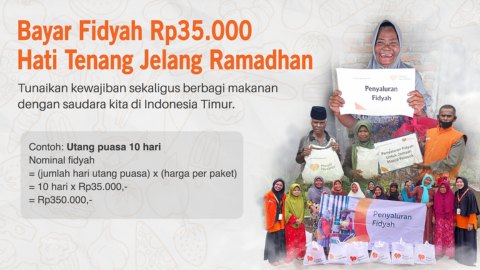 Mengubah Hidup Melalui Fidyah: Berbagi Makanan di Indonesia Timur