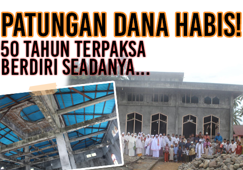 Perbaiki Masjid Satu-Satunya untuk 800 Muslim Worimoi Maluku Utara