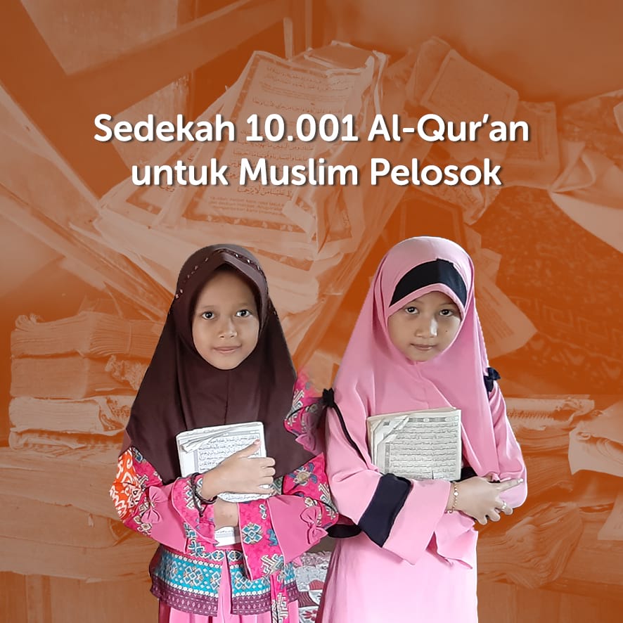 Sedekah 10.001 Paket Al-Qur’an untuk Masjid dan Mushola