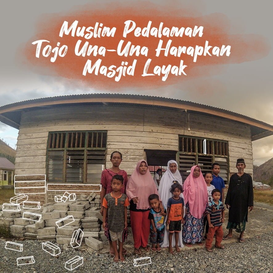 Bangun Masjid untuk 800 Muslim di Tojo Una-una