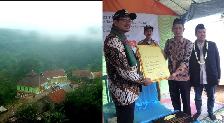 Semarak Peresmian Masjid di Atas Bukit Karang Sewu