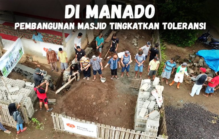Pembangunan Masjid Tingkatkan Toleransi Umat Beragama di Manado