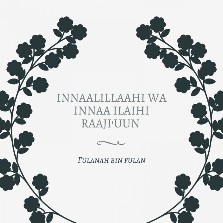 Karena Ajal Tak Pernah Mengenal Alamat