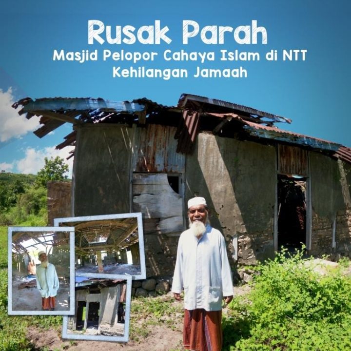 Rusak Parah, Masjid di Pedalaman NTT Kehilangan Jamaah