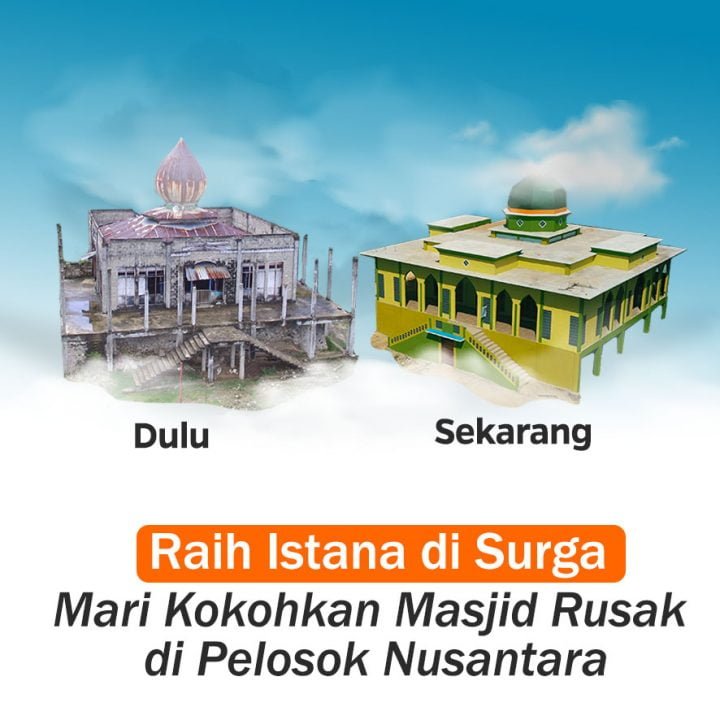 Patungan Bangun Masjid di Pelosok