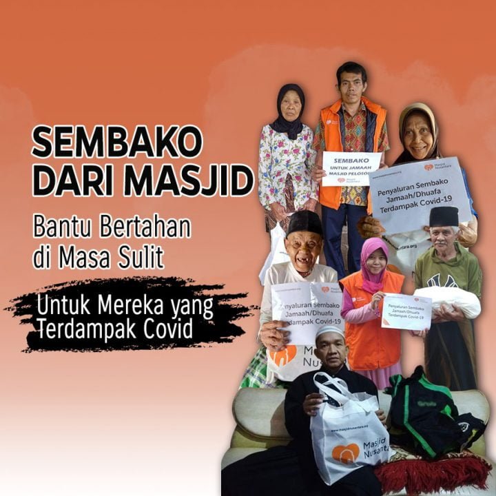 Bantuan Sembako dari Masjid untuk Dhuafa Terdampak Corona