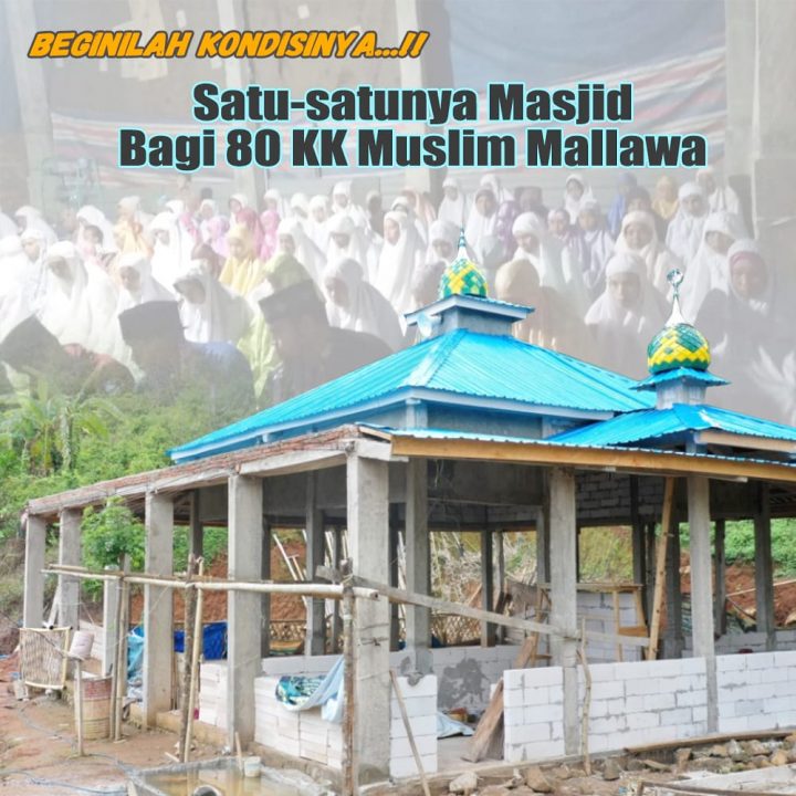 3 Tahun Masjid Tak Kunjung Rampung, Para Petani di Pelosok Maros Harapkan Bantuan