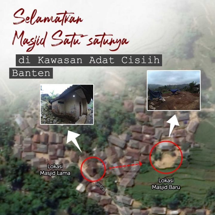Selamatkan Masjid Satu-satunya di Kawasan Adat Cisiih Banten