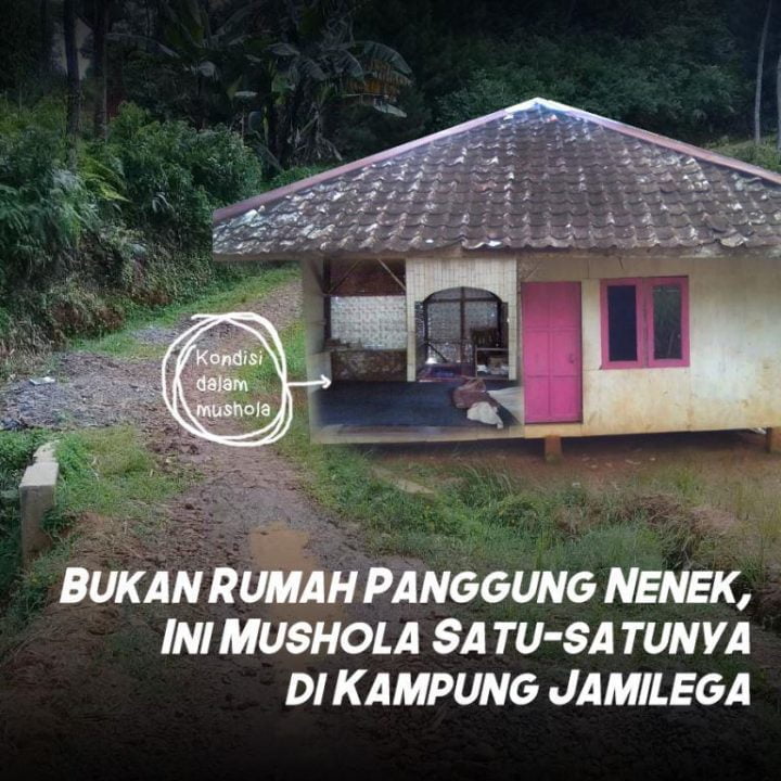 Bukan Rumah Panggung Nenek, Ini Mushola Satu-satunya di Kampung Jamilega