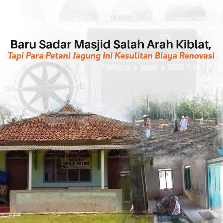 Arah Kiblat Kurang Tepat, Bantu Para Petani Jagung Ini Renovasi Masjidnya
