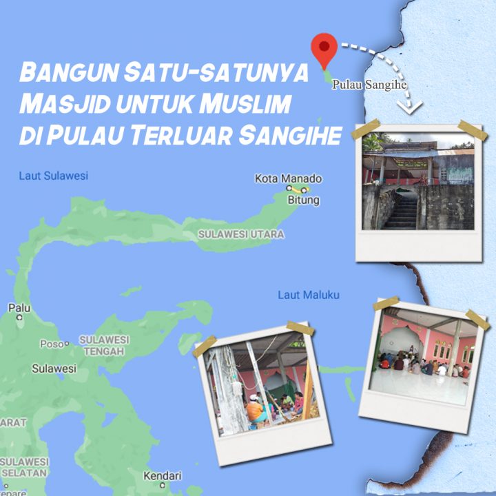 Muslim di Pulau Terluar Sangihe Impikan Beribadah di Masjid yang Layak