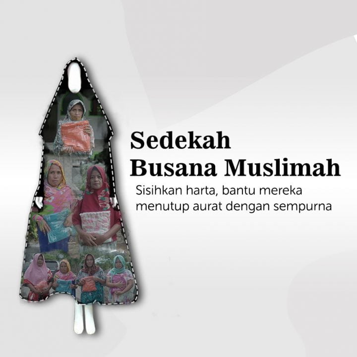 Sisihkan Harta, Bantu Mualaf Menutup Aurat dengan Sempurna