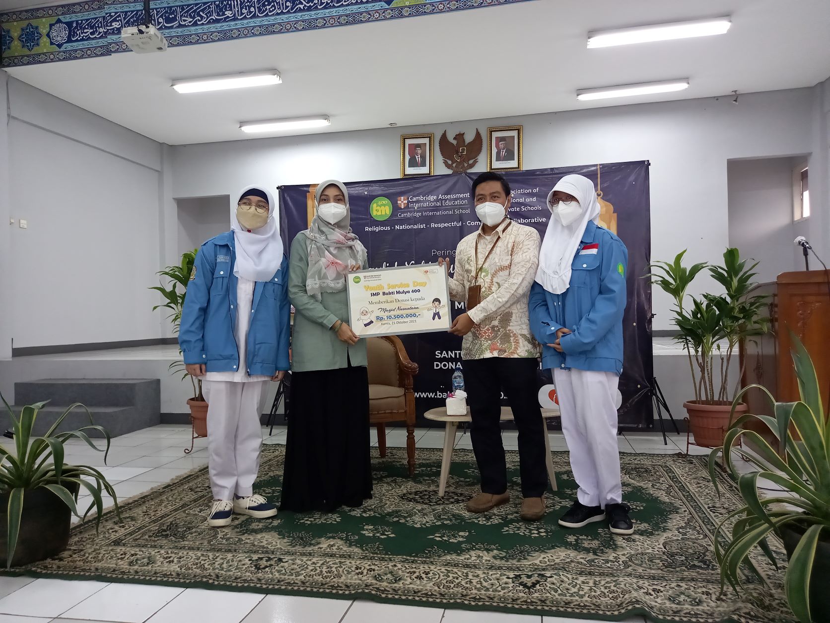 Masjid Nusantara_Donasi Masjid SMP Bakti Mulya 400 Jaksel