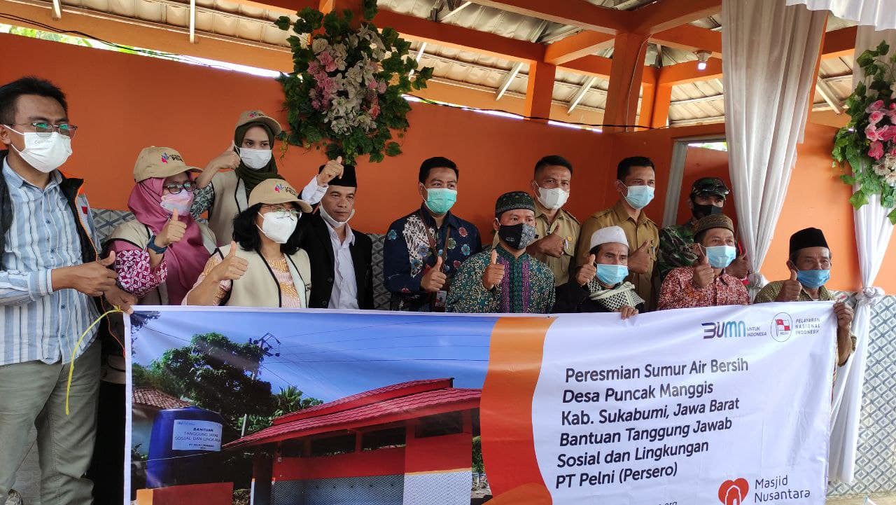 Masjid Nusantara_Peresmian Sumur Air Bersih Sagaranten Sukabumi_PT Pelni