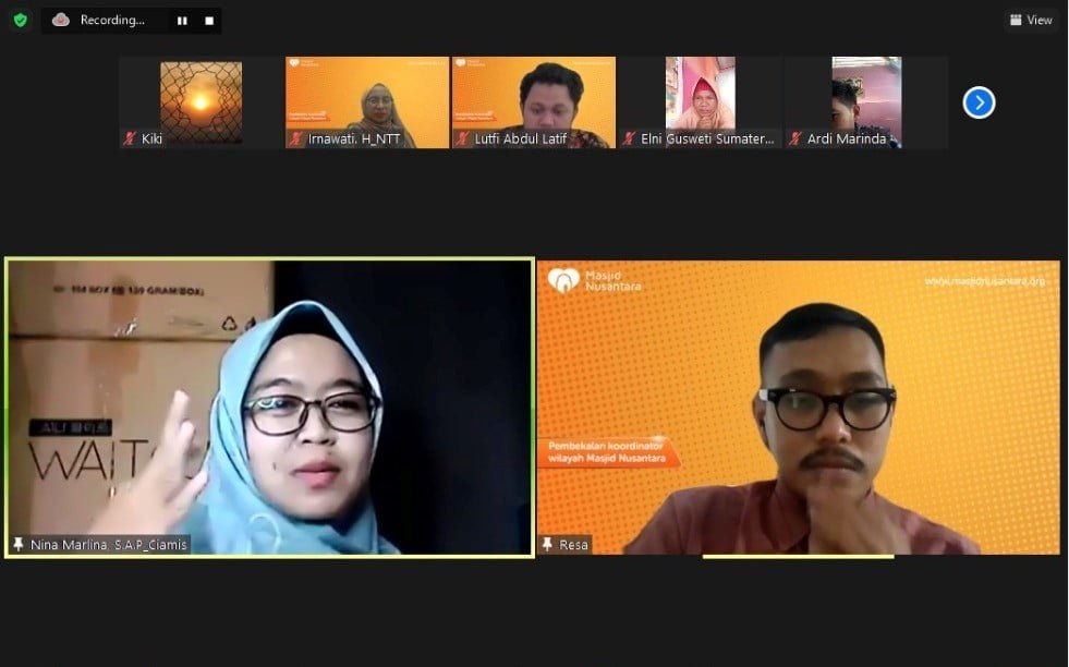 training korwil masjid nusantara