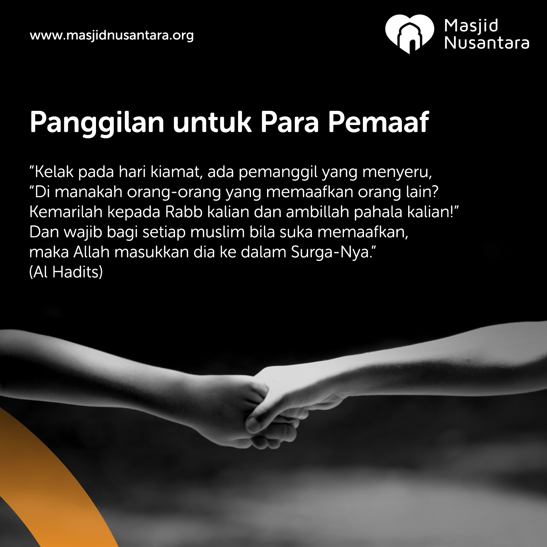 memilih memaafkan padahal bisa membalas