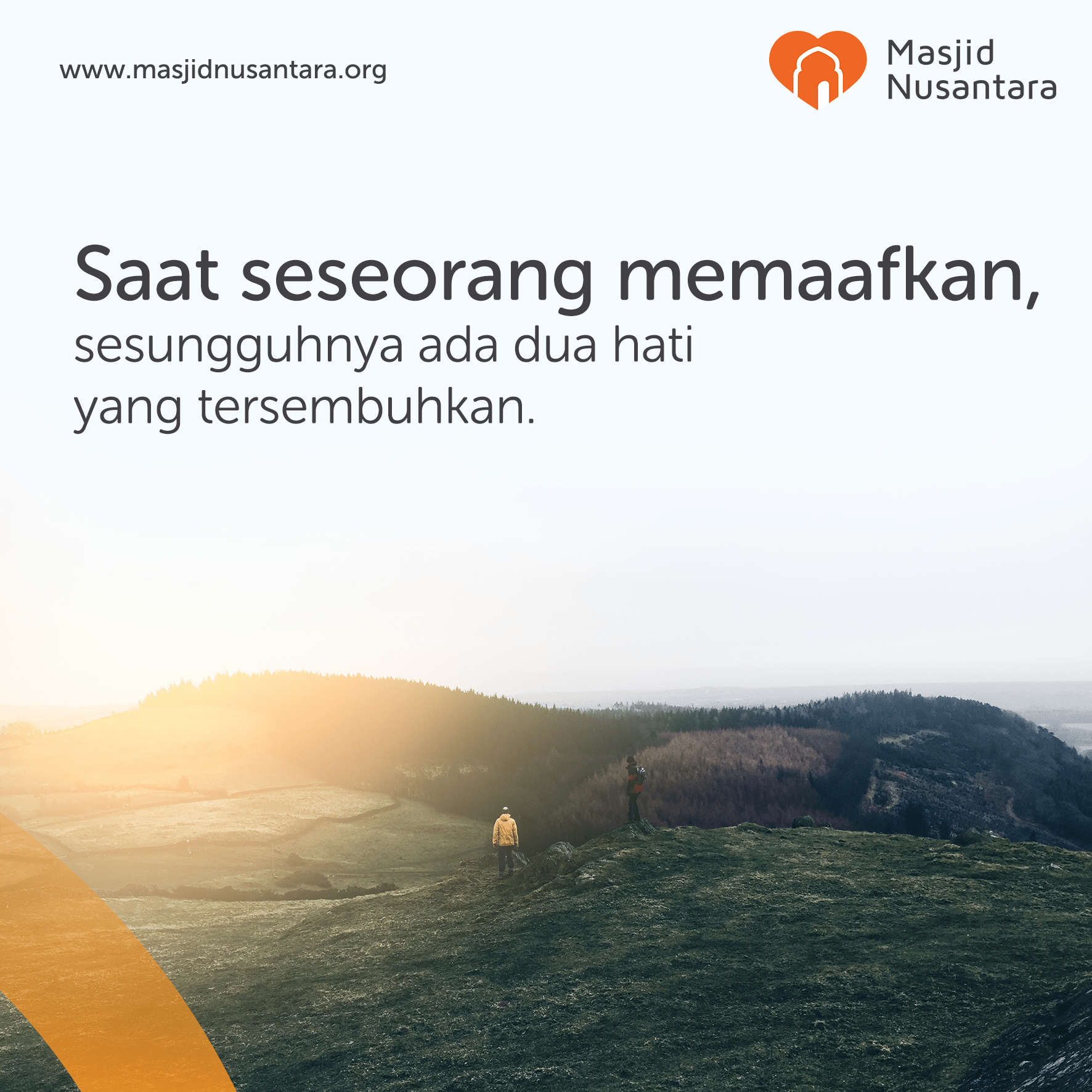 memilih memaafkan padahal bisa membalas