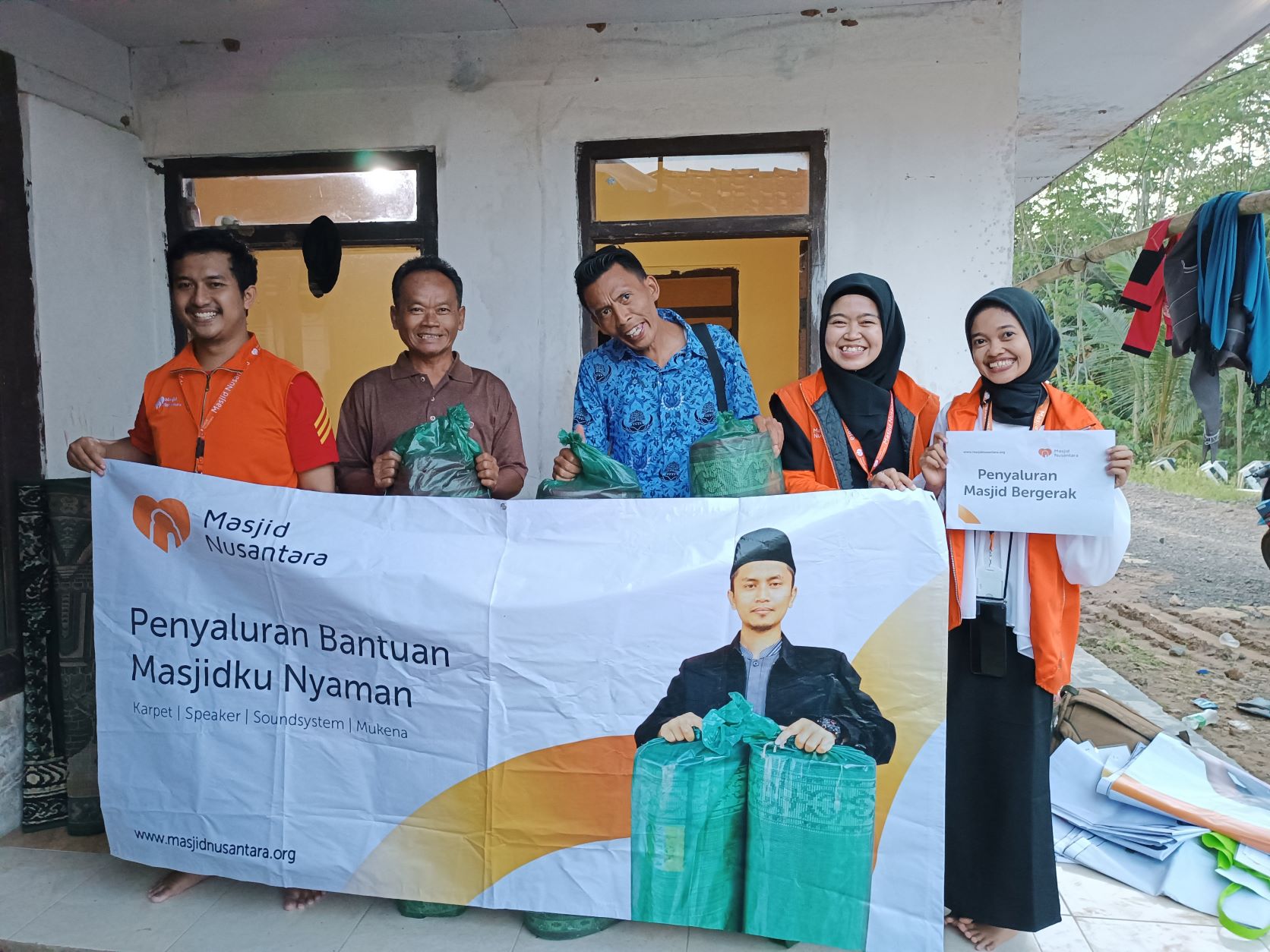 masjid nusantara respon korban banjir tasikmalaya