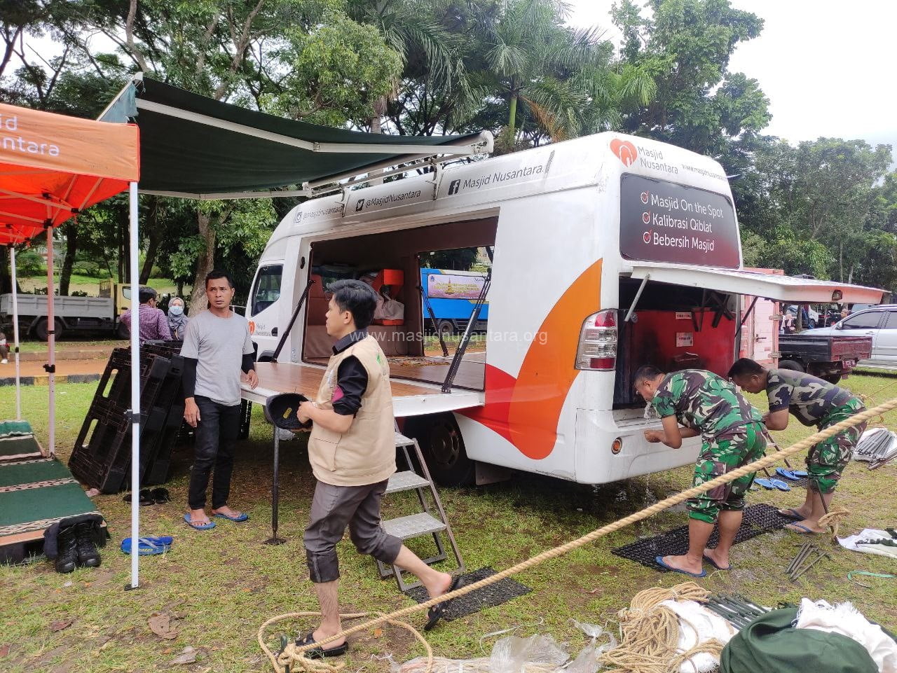 mobile masjid gempa cianjur