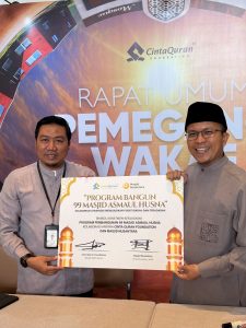 CEO Masjid Nusantara, Pras Purworo dan Founder Cinta Quran Foundation, Ustadz Fatih Karim.